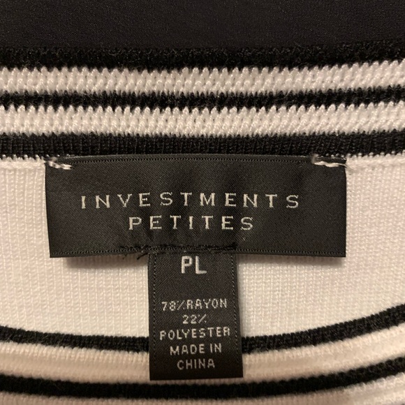 Investments 3/4 sleeve light weight sweater - Picture 2 of 4